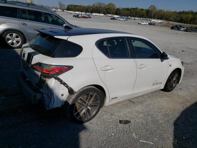 JTHKD5BH7E2181900 - 2014 LEXUS CT 200 WHITE photo 3