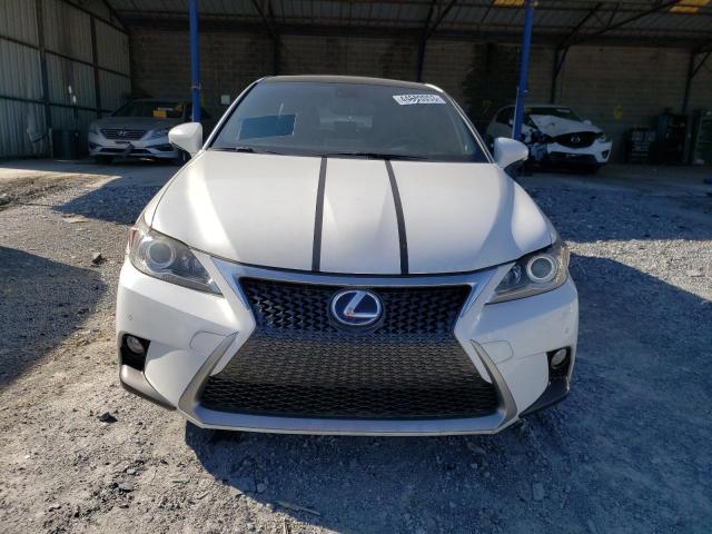 JTHKD5BH7E2181900 - 2014 LEXUS CT 200 WHITE photo 5