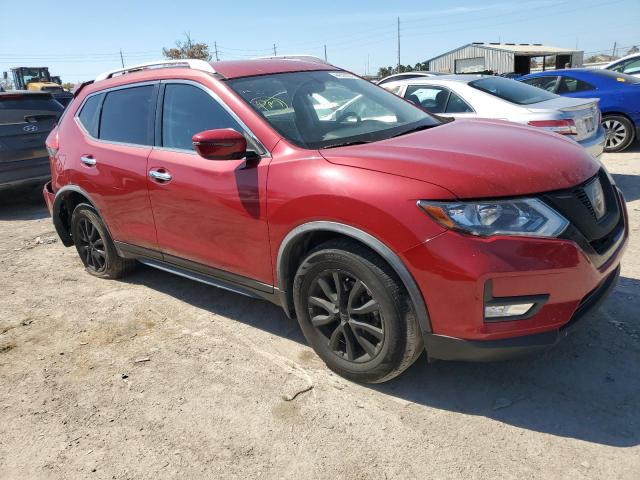 JN8AT2MTXHW407297 - 2017 NISSAN ROGUE S RED photo 4