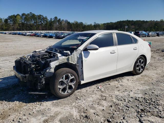 3KPF24AD5KE058564 - 2019 KIA FORTE FE WHITE photo 1