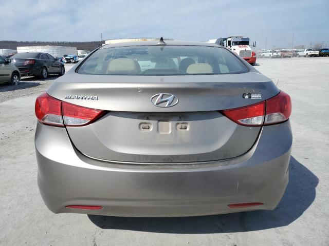 5NPDH4AE4DH315209 - 2013 HYUNDAI ELANTRA GLS TAN photo 6