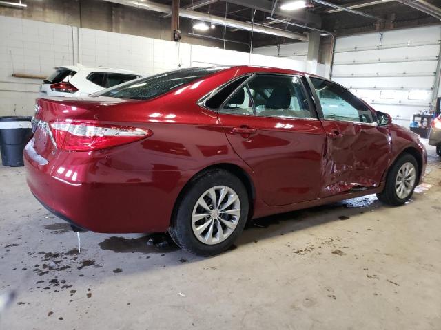 4T1BF1FK4GU506662 - 2016 TOYOTA CAMRY LE RED photo 3