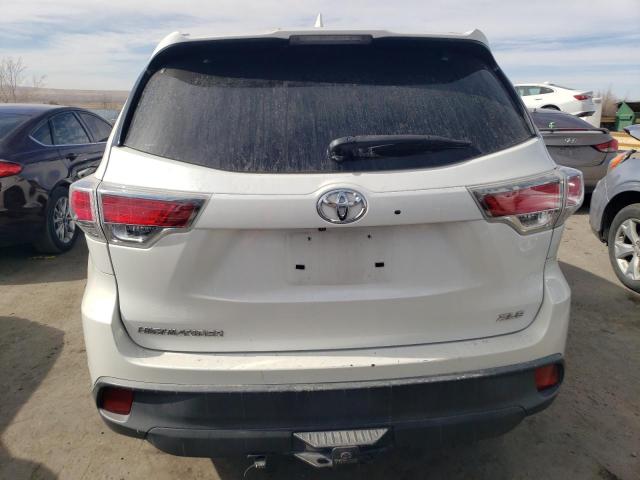 5TDKKRFH4GS177761 - 2016 TOYOTA HIGHLANDER XLE 白色 照片 6