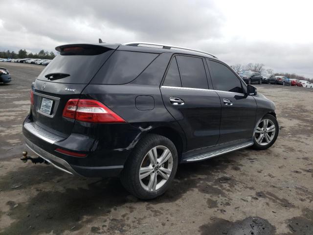 4JGDA5HB3FA556870 - 2015 MERCEDES-BENZ ML 350 4MATIC BLACK photo 3