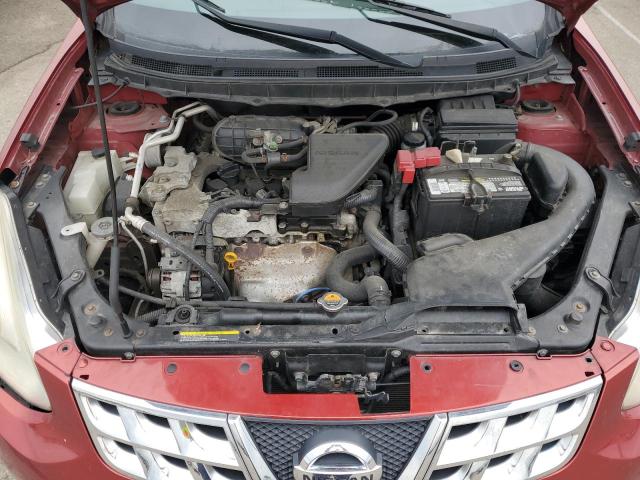 JN8AS5MVXBW265627 - 2011 NISSAN ROGUE S RED photo 12