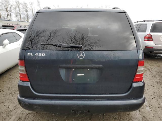 4JGAB72EXXA124454 - 1999 MERCEDES-BENZ ML 430 BLUE photo 6