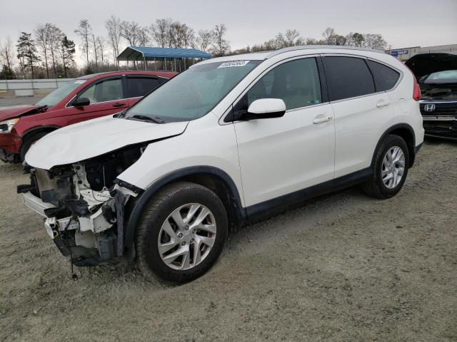 5J6RM4H79GL099750 - 2016 HONDA CR-V EXL WHITE photo 1