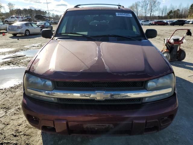 1GNDT13S152119464 - 2005 CHEVROLET TRAILBLAZE LS BURGUNDY photo 5