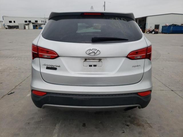 5XYZT3LB2FG271612 - 2015 HYUNDAI SANTA FE S SILVER photo 6