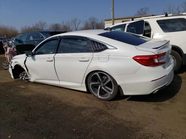 1HGCV1F37MA033780 - 2021 HONDA ACCORD SPORT WHITE photo 2