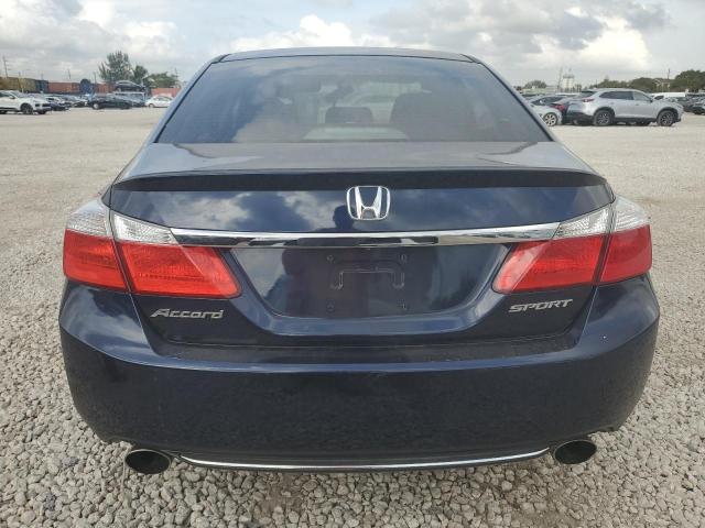 1HGCR2F56FA044235 - 2015 HONDA ACCORD SPORT BLUE photo 6