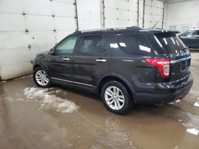 1FM5K7D80DGA07290 - 2013 FORD EXPLORER XLT შავი ფოტო 2