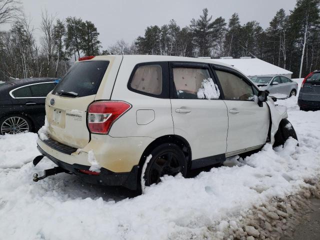 JF2SJAAC3EH468934 - 2014 SUBARU FORESTER 2.5I WHITE photo 3