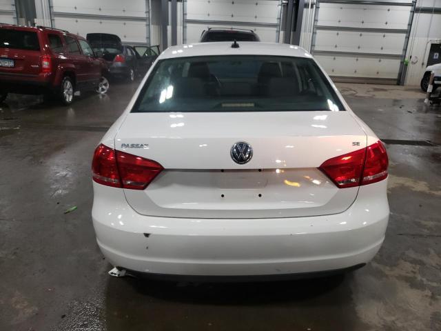 1VWBP7A31CC044031 - 2012 VOLKSWAGEN PASSAT SE WHITE photo 6