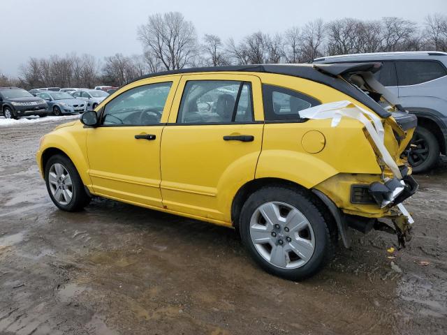 1B3HB48B97D565961 - 2007 DODGE CALIBER SXT YELLOW photo 2