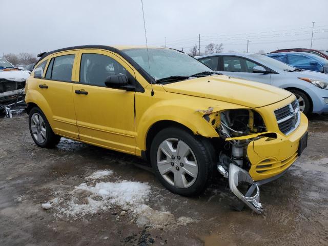 1B3HB48B97D565961 - 2007 DODGE CALIBER SXT YELLOW photo 4