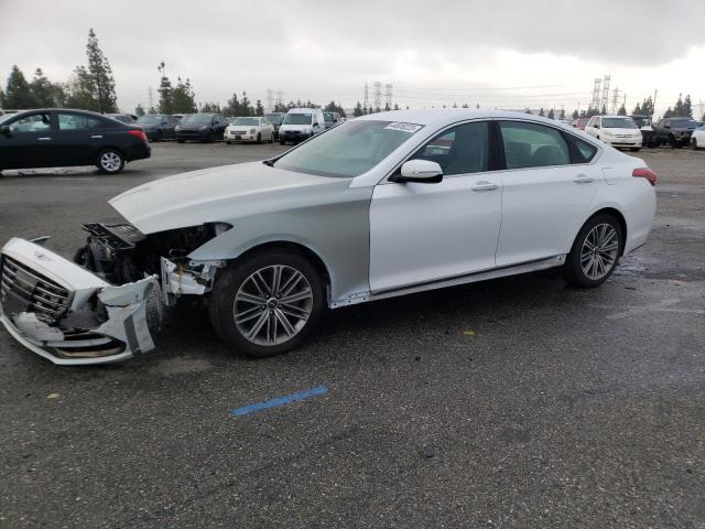 KMTFN4JE5KU321512 - 2019 GENESIS G80 BASE WHITE photo 1