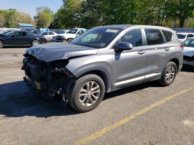 5NMS23AD5KH042625 - 2019 HYUNDAI SANTA FE SE GRAY photo 1