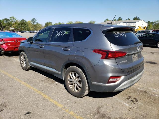 5NMS23AD5KH042625 - 2019 HYUNDAI SANTA FE SE GRAY photo 2