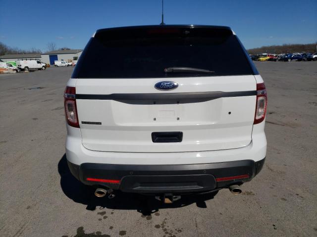 1FM5K8AR9DGC20810 - 2013 FORD EXPLORER POLICE INTERCEPTOR WHITE photo 6