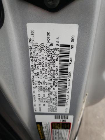 5TEUX42N59Z647293 - 2009 TOYOTA TACOMA ACCESS CAB 银色 照片 12