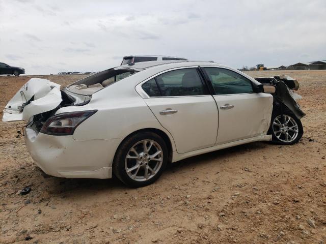 1N4AA5AP7EC450329 - 2014 NISSAN MAXIMA S WHITE photo 3