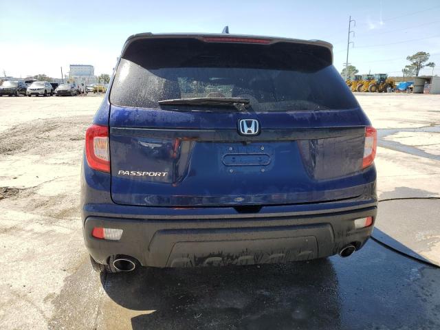 5FNYF7H58MB015993 - 2021 HONDA PASSPORT EXL ლურჯი ფოტო 6
