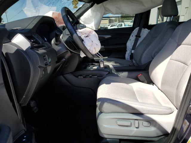 5FNYF7H58MB015993 - 2021 HONDA PASSPORT EXL ლურჯი ფოტო 7