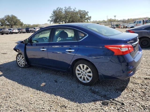 3N1AB7AP9HY282162 - 2017 NISSAN SENTRA S BLUE photo 2