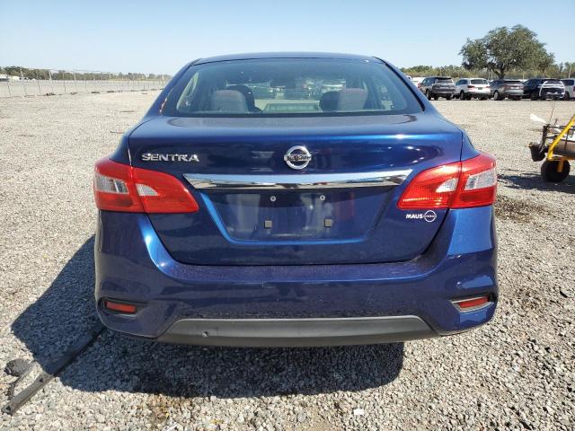 3N1AB7AP9HY282162 - 2017 NISSAN SENTRA S BLUE photo 6