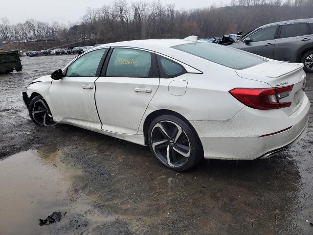 1HGCV1F34KA026119 - 2019 HONDA ACCORD SPORT WHITE photo 2