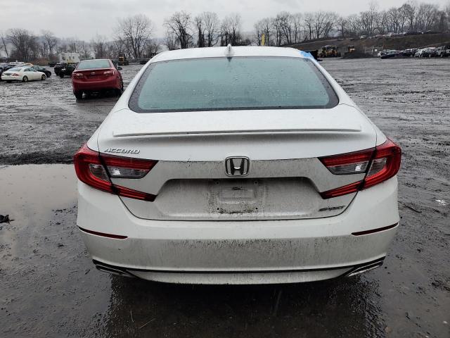 1HGCV1F34KA026119 - 2019 HONDA ACCORD SPORT WHITE photo 6