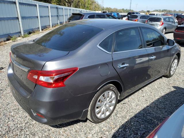 3N1AB7APXHY242883 - 2017 NISSAN SENTRA S GRAY photo 3