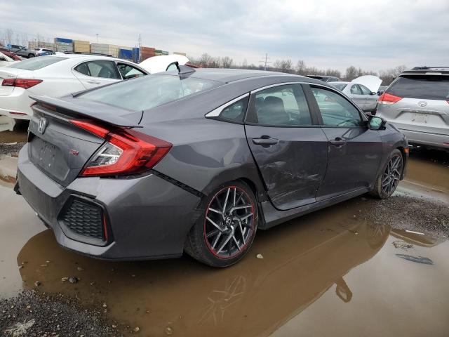 2HGFC1E55HH703582 - 2017 HONDA CIVIC SI GRAY photo 3