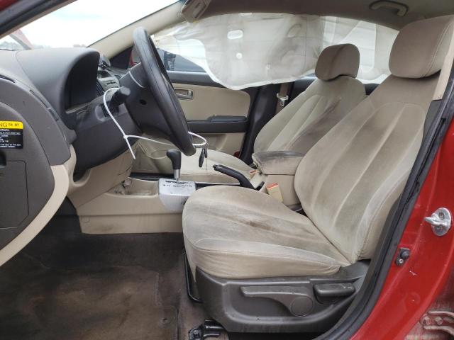 KMHDU46D88U424856 - 2008 HYUNDAI ELANTRA GLS RED photo 7