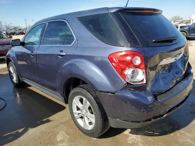 2GNALAEK2E6234254 - 2014 CHEVROLET EQUINOX LS BLUE photo 2