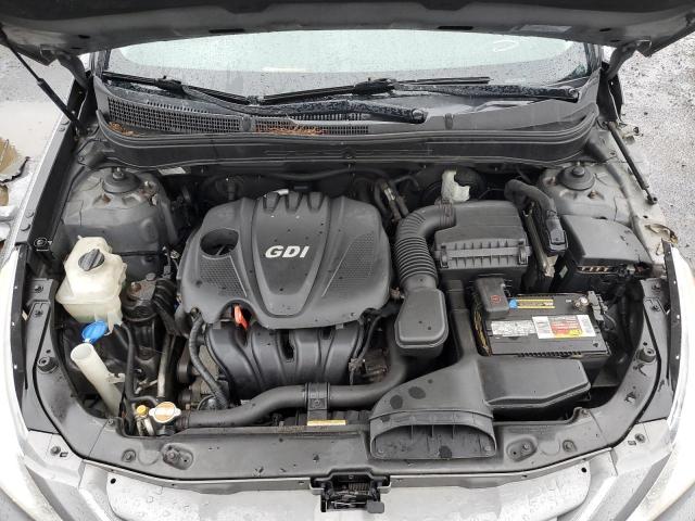 5NPEB4AC4BH160422 - 2011 HYUNDAI SONATA GLS GRAY photo 11