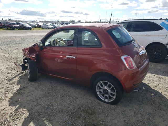 3C3CFFARXCT382657 - 2012 FIAT 500 POP ORANGE photo 2