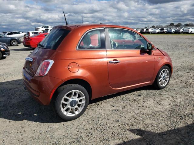 3C3CFFARXCT382657 - 2012 FIAT 500 POP ORANGE photo 3