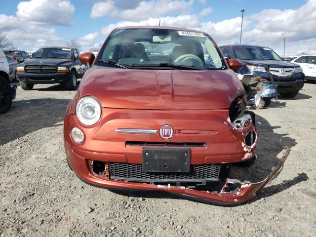 3C3CFFARXCT382657 - 2012 FIAT 500 POP ORANGE photo 5