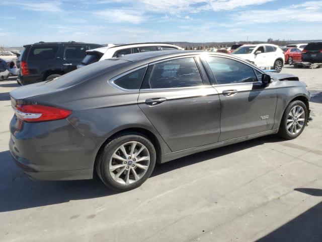 3FA6P0PU3HR409934 - 2017 FORD FUSION SE PHEV GRAY photo 3