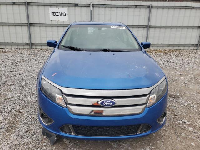 3FAHP0KC1BR255979 - 2011 FORD FUSION SPORT BLUE photo 5