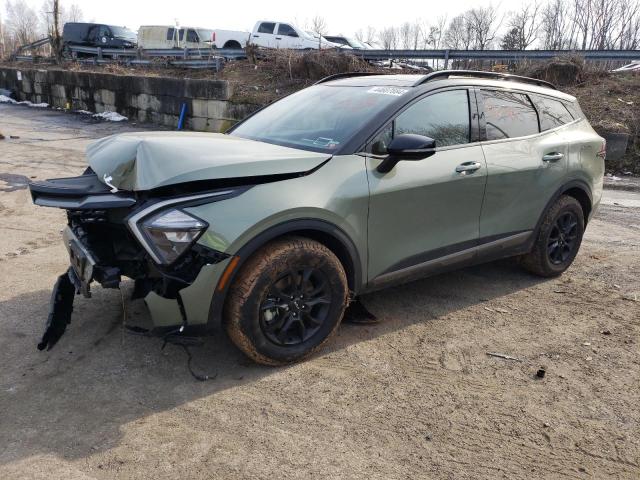 5XYK7CAF3PG108559 - 2023 KIA SPORTAGE X-PRO GREEN photo 1