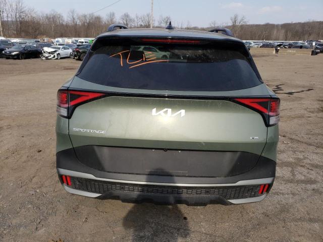 5XYK7CAF3PG108559 - 2023 KIA SPORTAGE X-PRO GREEN photo 6