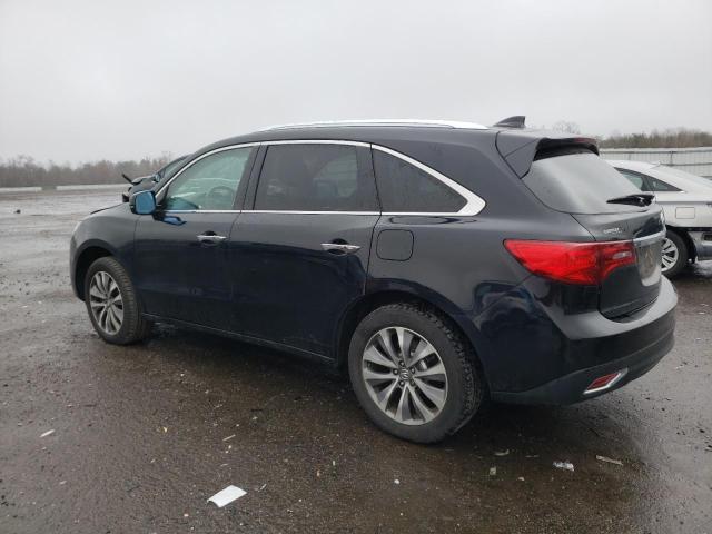 5FRYD4H61EB014763 - 2014 ACURA MDX TECHNOLOGY BLACK photo 2