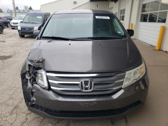 5FNRL5H48CB055305 - 2012 HONDA ODYSSEY EX GRAY photo 5