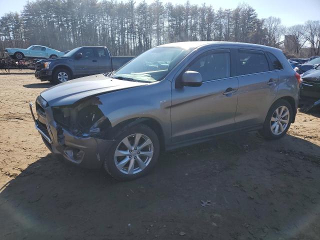 4A4AR4AU2EE025682 - 2014 MITSUBISHI OUTLANDER SE GRAY photo 1