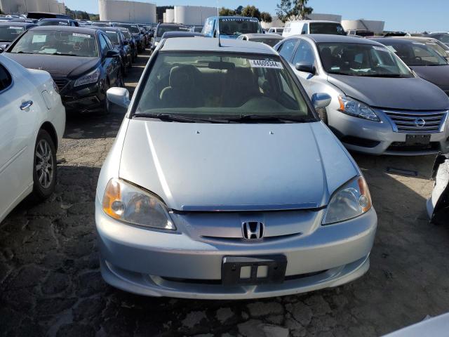 JHMES95673S015331 - 2003 HONDA CIVIC HYBRID BLUE photo 5