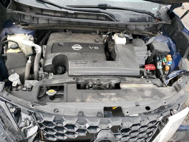 5N1AZ2MS8KN153941 - 2019 NISSAN MURANO S BLUE photo 12