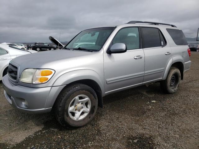 5TDZT34A22S099374 - 2002 TOYOTA SEQUOIA SR5 SILVER photo 1